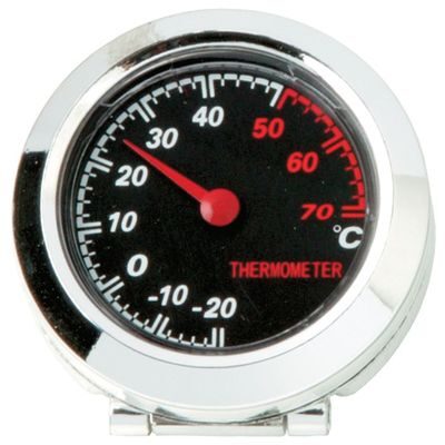 Termómetro para vehículo, MODELO CHROME THERMOMETER