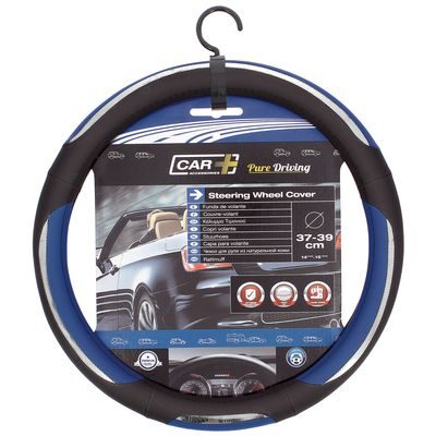 COUVRE VOLANT 37-39CM. SNAKE BLEU