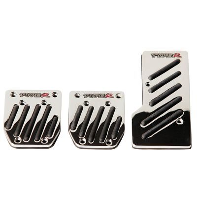 JEU DE PEDALES ALU. TYPE R CHROME