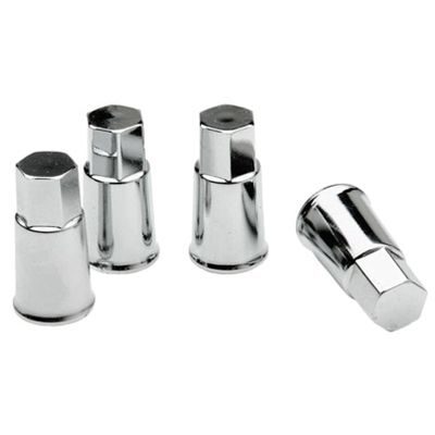 BOUCHONS DE VALVES EN ABS CHROME 4PCS