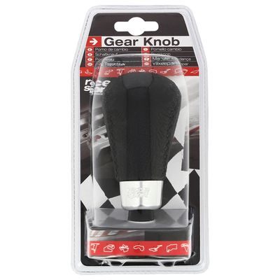 POMMEAU DE VITESSE CUIR "ETERNAL" NOIR