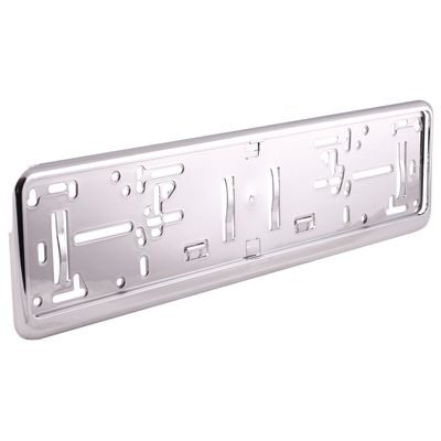 SUPPORT DE PLAQUE D'IMMAT EU ABS CHROME