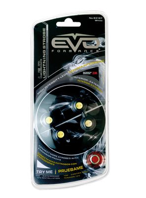 KIT 4 STROBES LED BLANC