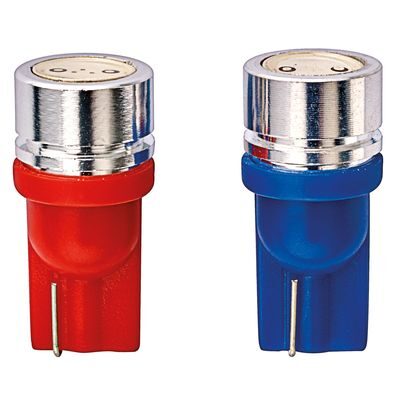 LED STROBE T10 BLEU/ROUGE