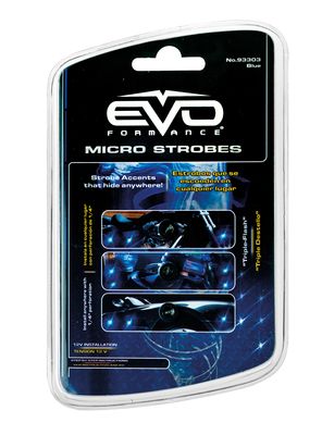 LED POINTS LUMINEUX BLEU STROBE