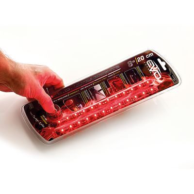 BANDE LED ULTRABRIGHT ROUGE 20CM 2PCES