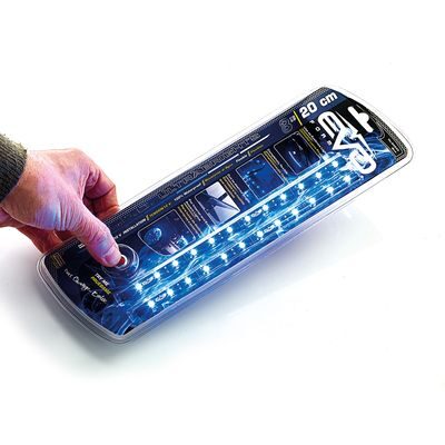 BANDE LED ULTRABRIGHT BLEU 20CM 2PCES