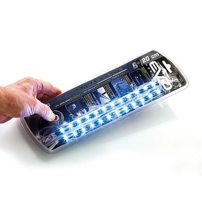 BANDE LED ULTRABRIGHT BLANC 20CM 2PCES