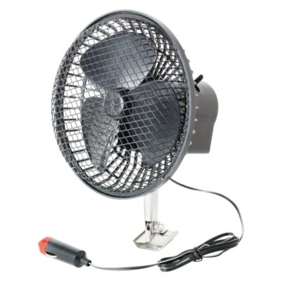 VENTILATEUR NOIR "TURBO FAN" 12V
