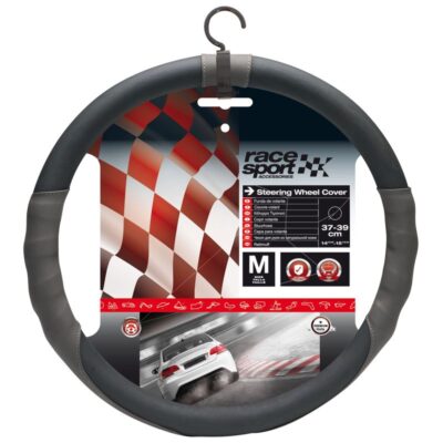 COUVRE VOLANT GT SPECIAL GRIS/NOIR - FDS