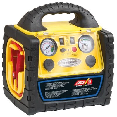 Emergency 6-in1 Power Station with Jump Starter and Air Compressor