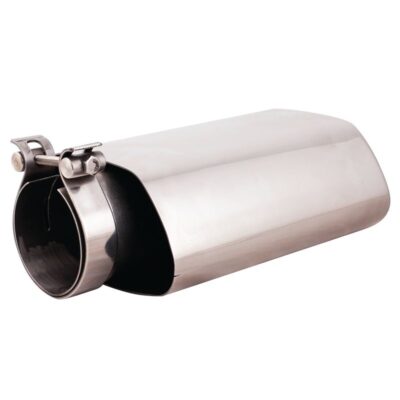 SORTIE D'ECHAPPEMENT INOX. INT:55-65 EXT:74X141 LONG:220