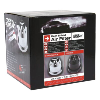 FILTRE A AIR UNIVERSEL + 4 BAGUES CARBON LOOK