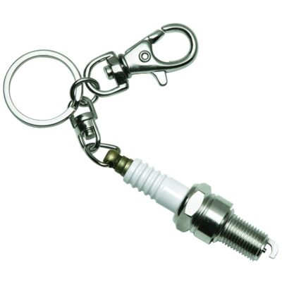 Llavero con forma de bujía