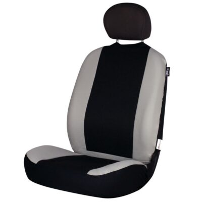 JEU DE HOUSSES POUR SIEGES AVANT ROAD NOIR/GRIS 4PCS