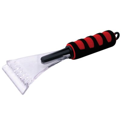 Ice Scraper with Clear Plastic Blade and Soft Grip 27cm