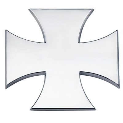 EMBLEME CHROME CROIX DE MALTE WEST COAST
