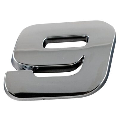 Chrome Emblem "9" NINE Symbol