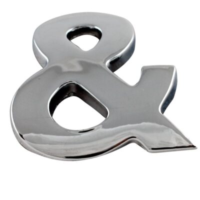 Chrome Emblem "&" AND Symbol