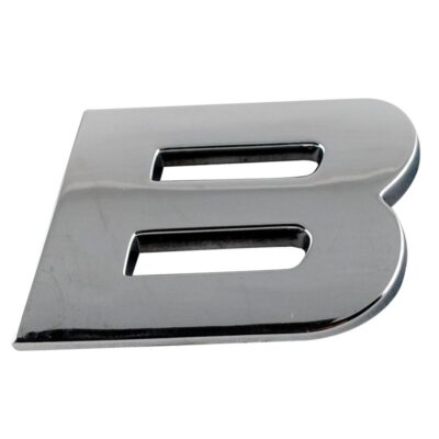 Chrome Emblem "B" Letter