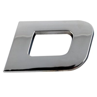 Chrome Emblem "D" Letter