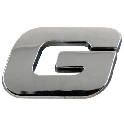 Chrome Emblem "G" Letter