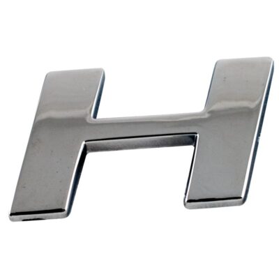 Chrome Emblem "H" Letter