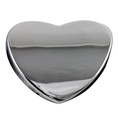 EMBLEME COEUR CHROME