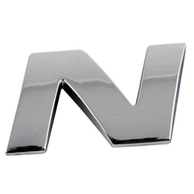 LETTRE N CHROMEE