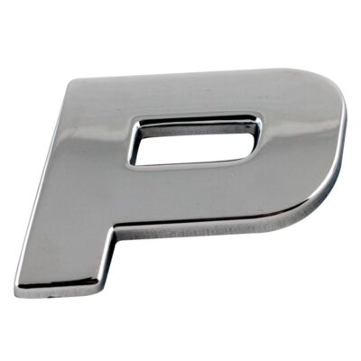 LETTRE P CHROMEE