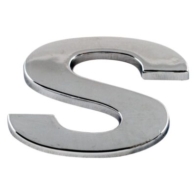 LETTRE S CHROMEE