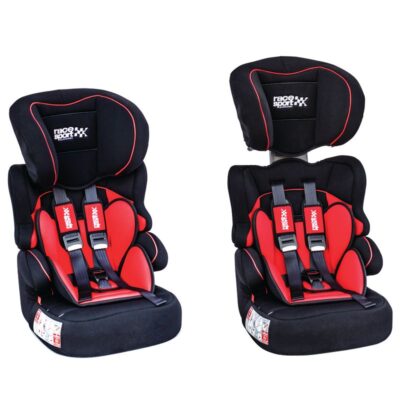 Child Seat for Groups 1-2-3 (9-36 kg) in Red and Black