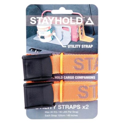 Stayhold Utility Straps 120cm for Use with Stayhold Car Boot Organisers