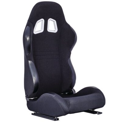 SIEGE BAQUET EN TISSU NOIR