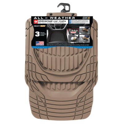 ALFOMBRA PVC UNIV. "SAND" BEIGE. 4 PZS.