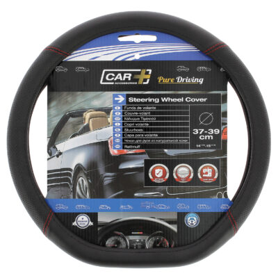 FUNDA DE VOLANTE "CUT" BLACK/RED