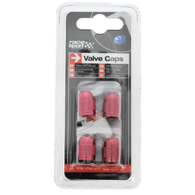 TAPONES DE VALVULA 4 PCS  ROJO